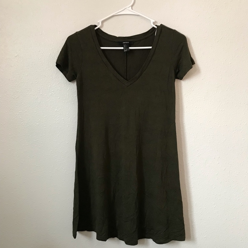 Forever 21 dress Army green
